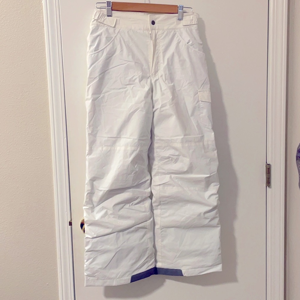 Kids 14/16 white snow pants